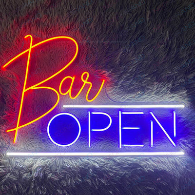 Bar Open Neon Sign Led Light Neon Signs For A Bar wm bl1
