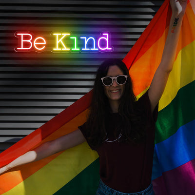 Be Kind Neon Sign Led Light LGBT 2