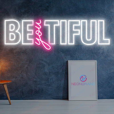 Beautiful Neon Sign Beauty Led Light white