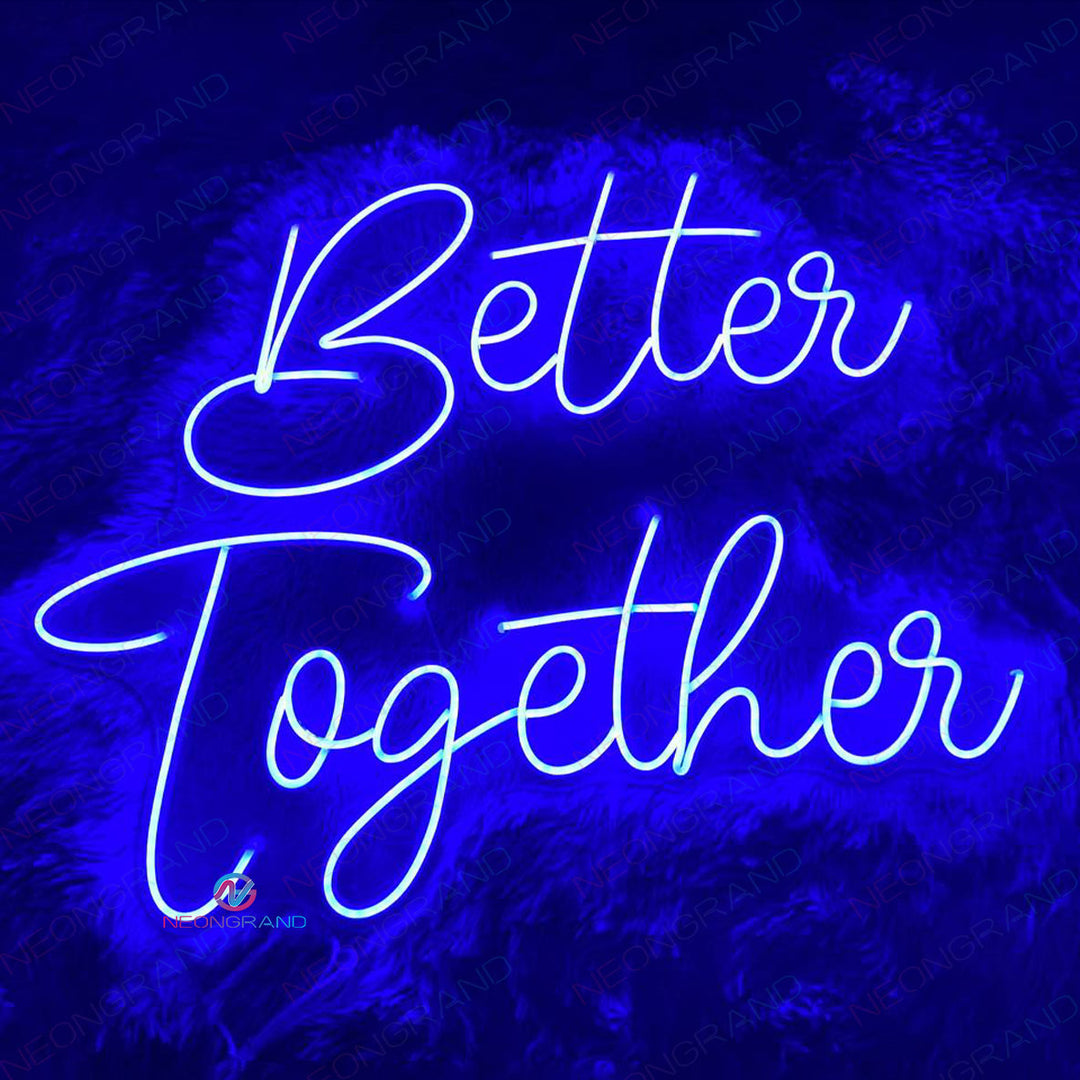 LED ネオンサインライト Better Together Looklight Better Together Neon Sign,Neon Light for Wall
