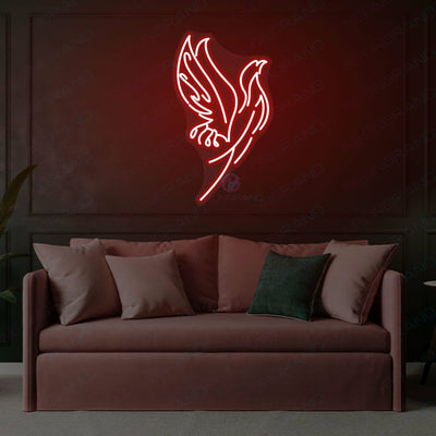 Bird Neon Sign Aesthetic Phonix Led Light RED