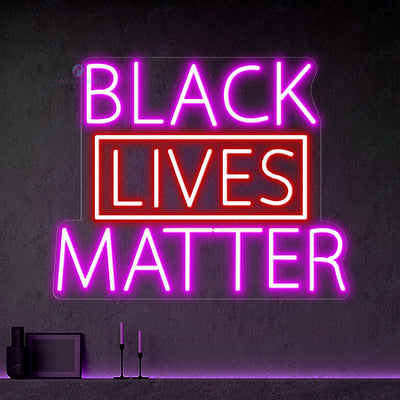Black Lives Matter Neon Sign Light Up Led Sign purple
