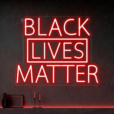 Black Lives Matter Neon Sign Light Up Led Sign red
