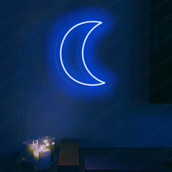 品揃え豊富で Blue-Moon-Neon-Sign-Led-Light- その他
