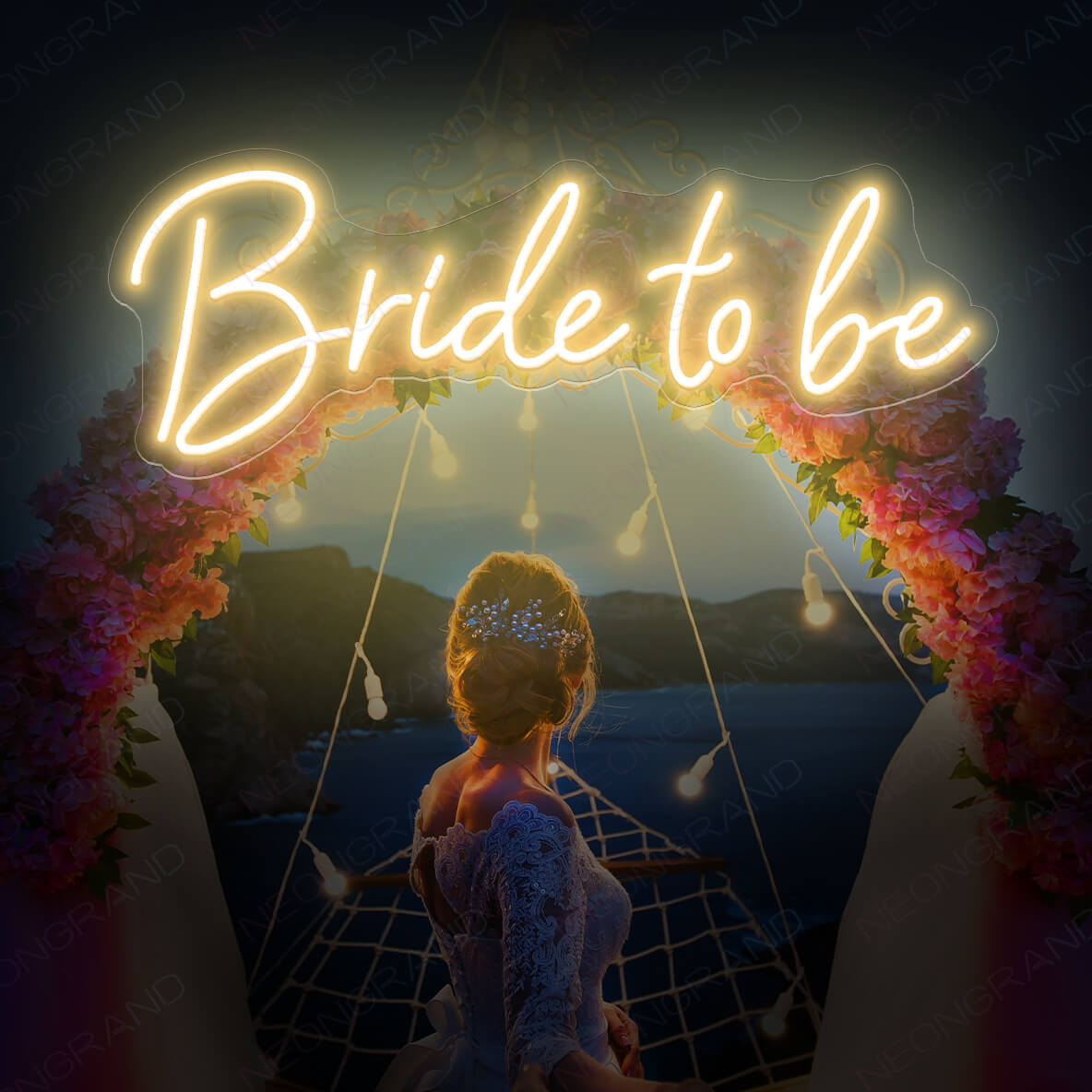 Bride To Be Neon Sign Wedding Led Sign LightYellow
