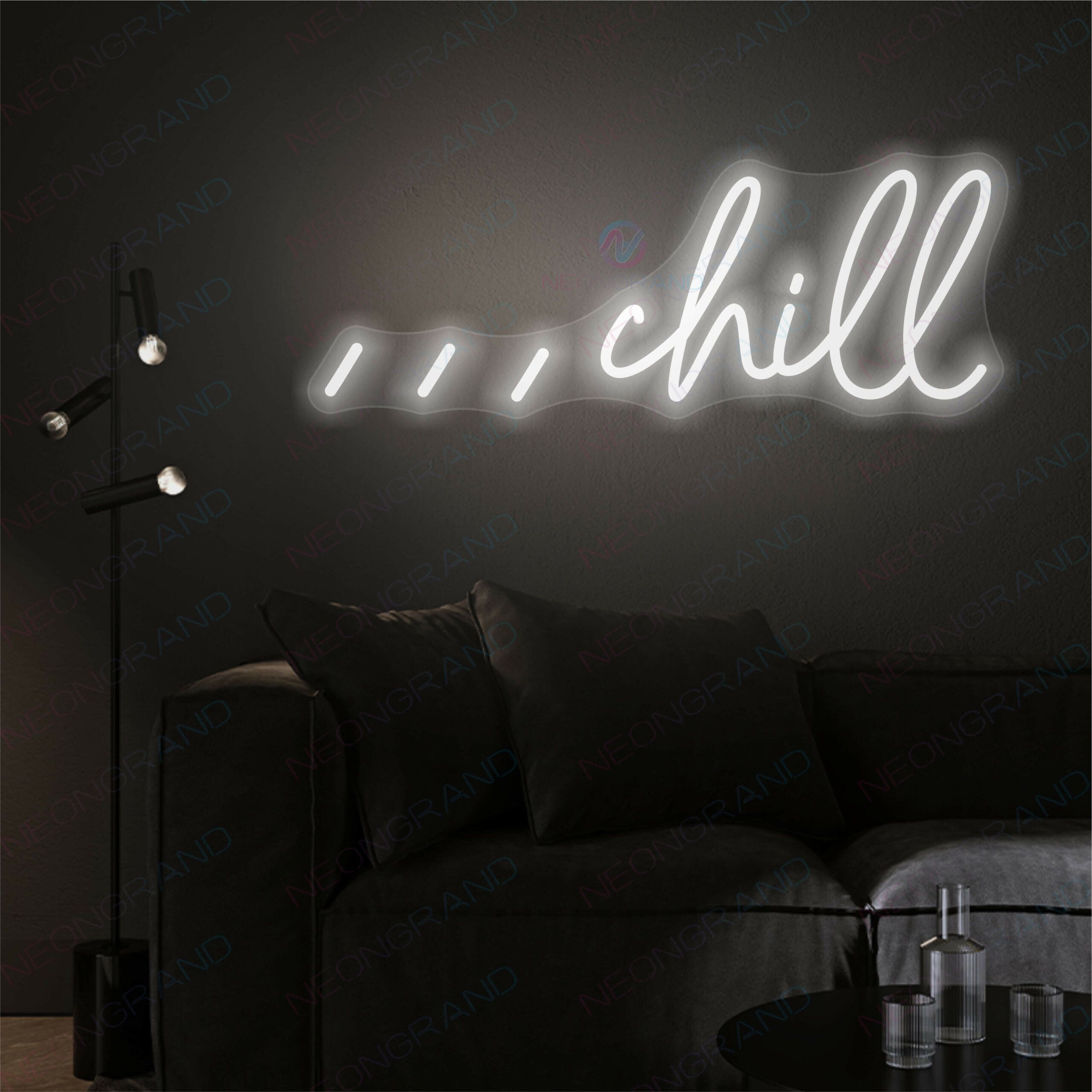 Chill Neon Sign Chill Vibe Led Light - NeonGrand