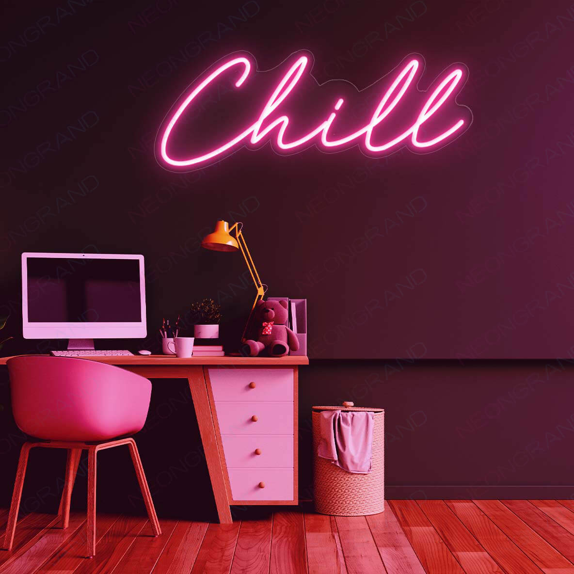 Chill Neon Sign Led Light pink