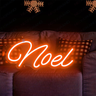 Christmas Neon Signs Noel Led Light DarkOrange