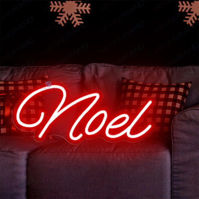 Christmas Neon Signs Noel Led Light Red
