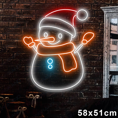 Christmas Neon Signs Noel Santa Snowman Led Light 10