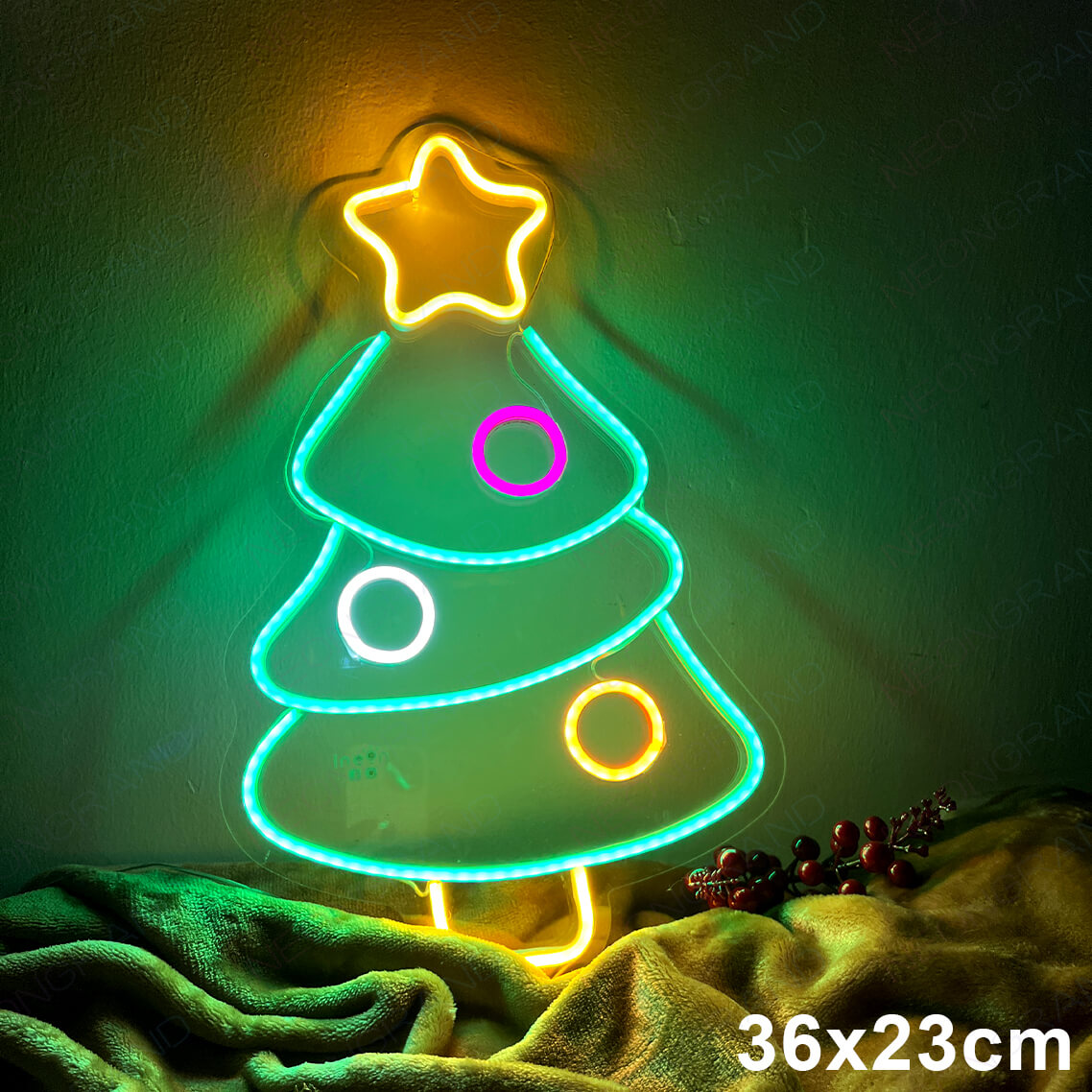 Christmas Neon Signs Noel Santa Snowman Led Light 8