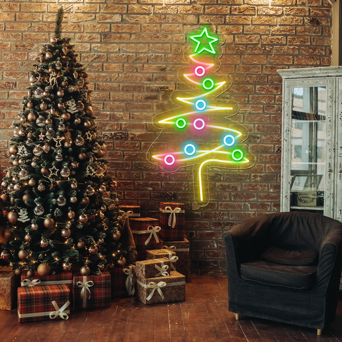 Christmas Tree Neon Light Led Sign 3