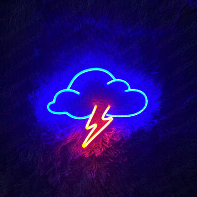 Cloud Neon Light Thunder Led Signs For Room wm