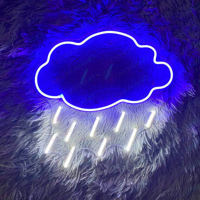 Cloud Neon Sign Rain Aesthetic Led Light wm 2