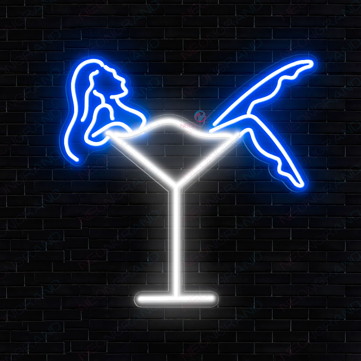 Cocktails Neon Sign Bar Martini Led Light Neon Bar Signs