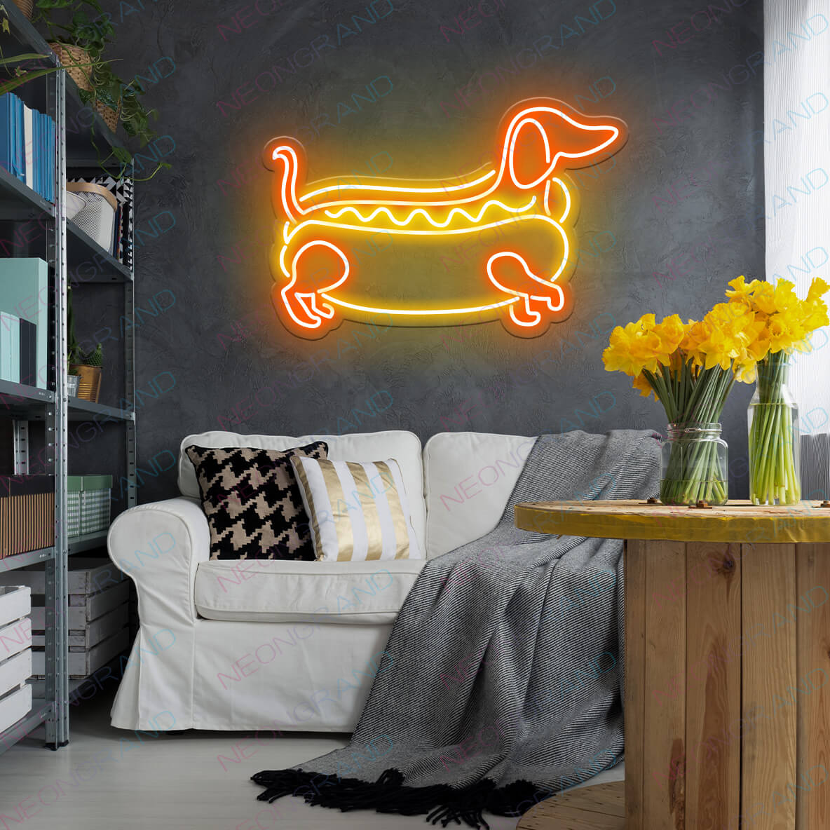 Dachshund Hot Dog Neon Sign Animal Led Light 1