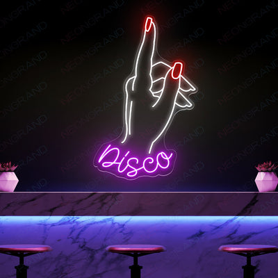 Disco Neon Sign Club Led Light purple