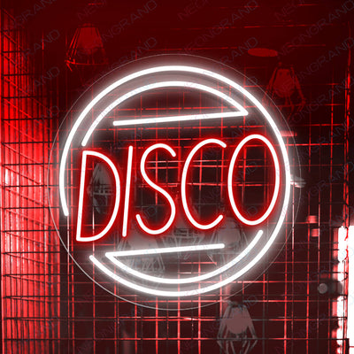 Disco Neon Sign Club Music Led Light red