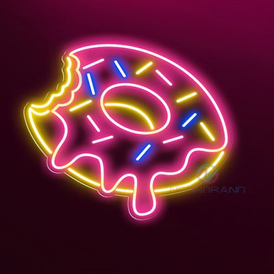 Donut Neon Sign Bakery Coffee Led Light