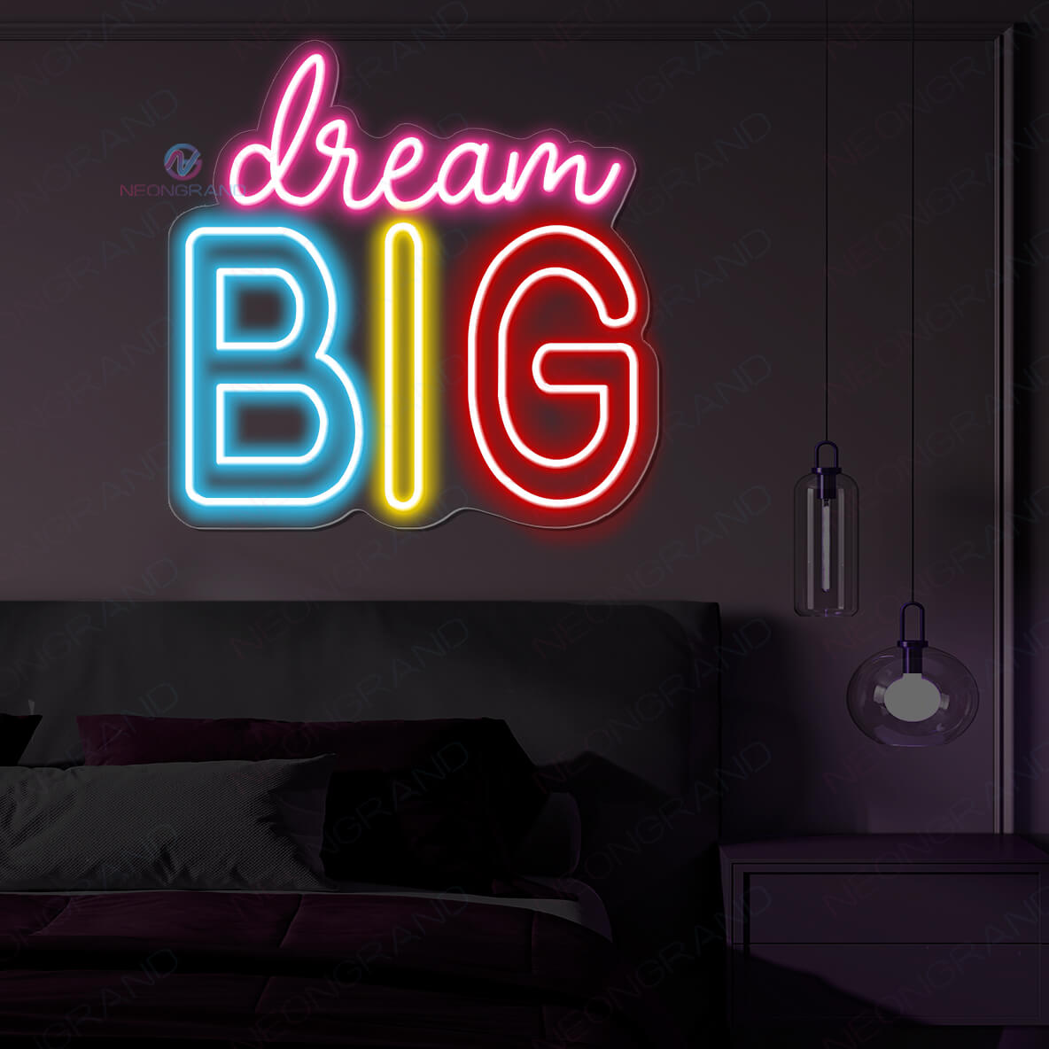 Dream Big Neon Sign Dreamer Led Light 1