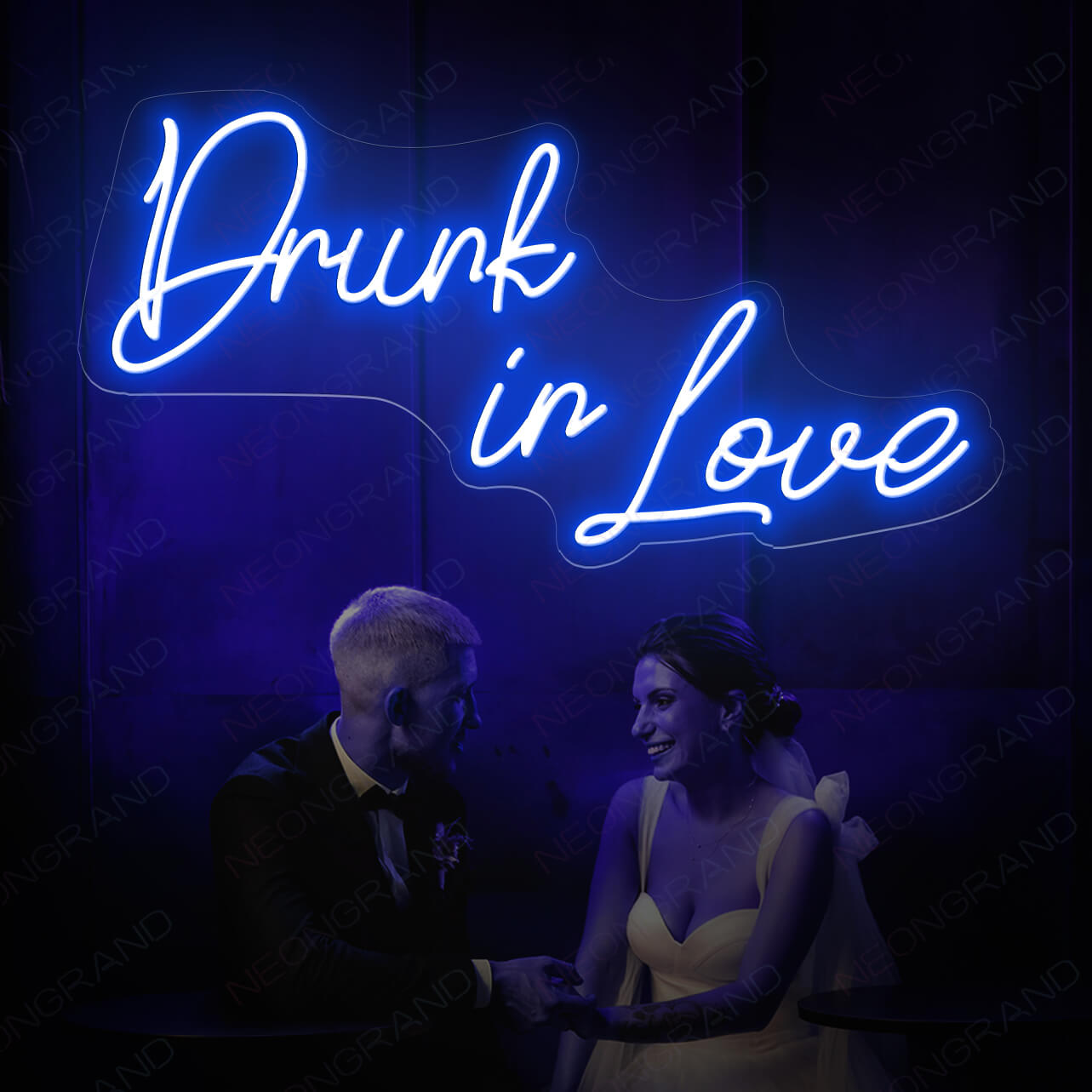 Drunk In Love Neon Sign Led Light Neon Love Sign blue