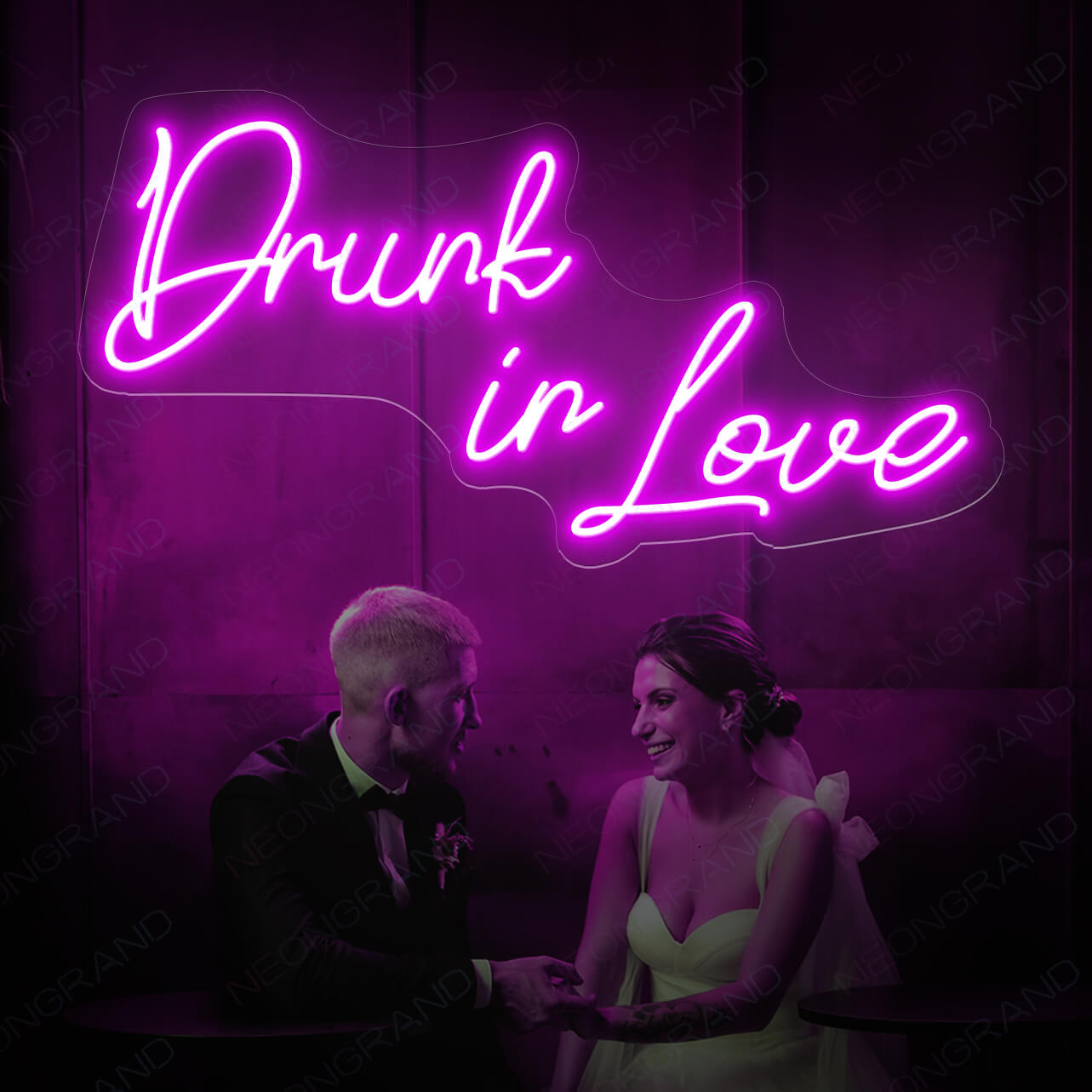 Drunk In Love Neon Sign Led Light Neon Love Sign Purple