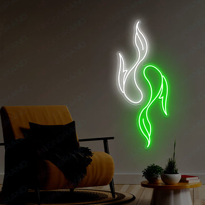 Fish Neon Sign Animal Neon Glow Fish Led Light white