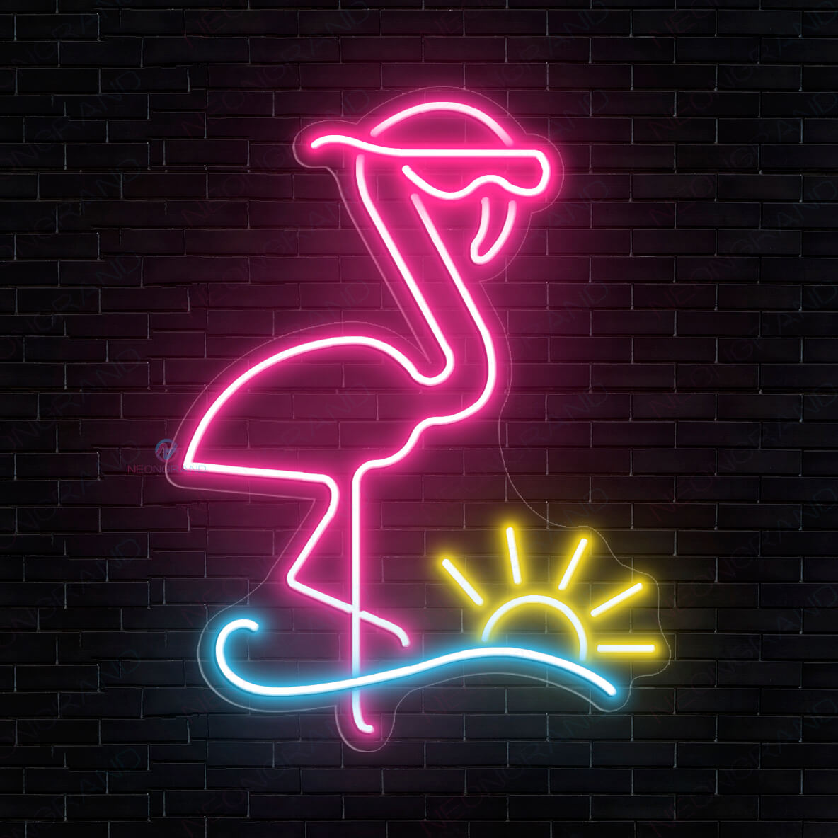 Flamingo Led Light Animal Neon Sign pink