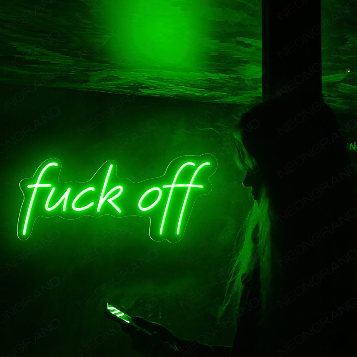 Fuck Off Neon Sign Bar Led Light green