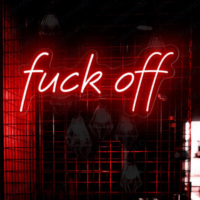 Fuck Off Neon Sign Bar Led Light red