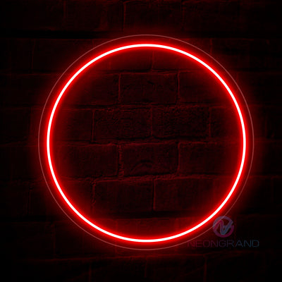Full Moon Neon Sign Led Light red