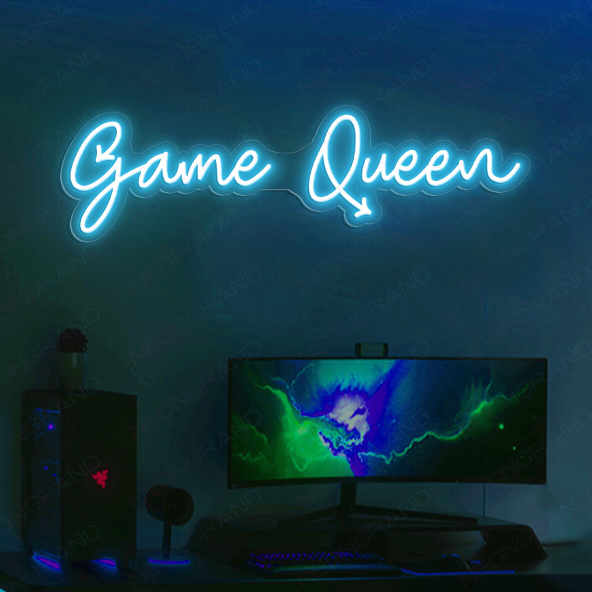 Game Queen Neon Signs Game Room Led Light