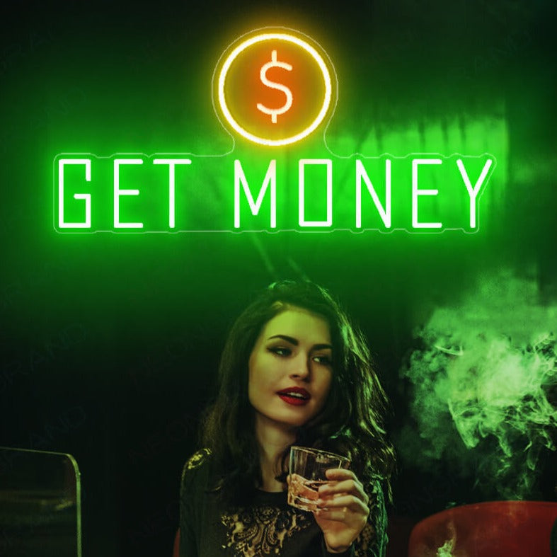 Get Money Neon Sign Bar Led Light - NeonGrand