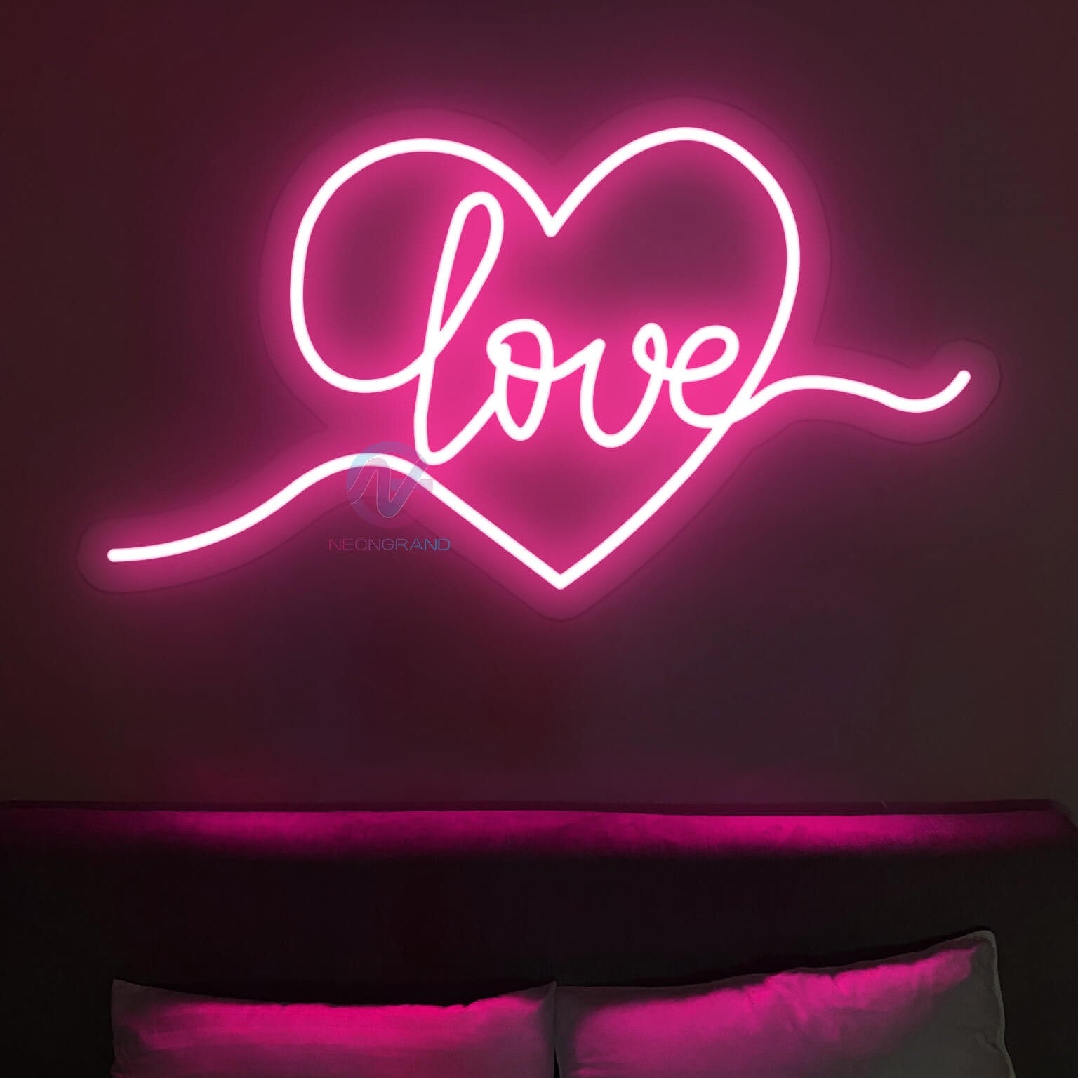 Neon Signs Love Led Light Heart Neon Sign - NeonGrand