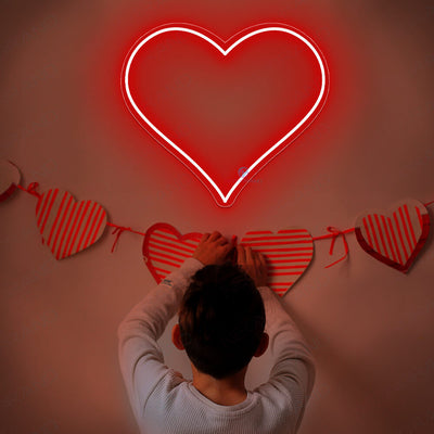 Heart Neon Sign Heart Shape Led Light
