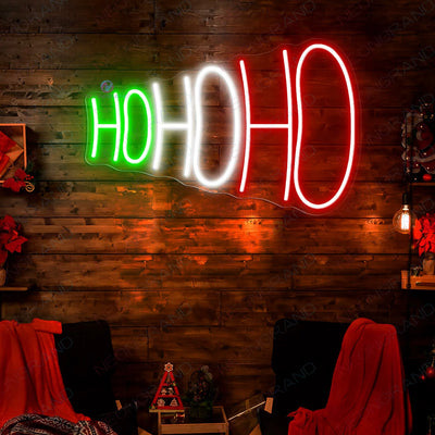 Ho Ho Ho Neon Sign Christmas Led Light red