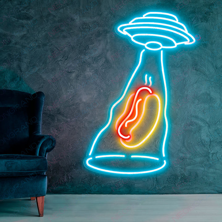 【期間限定特別価格】アメリカンネオンサイン HOT DOG ネオン管 照明 Hot Dog Neon Sign Space Led Light - NeonGrand