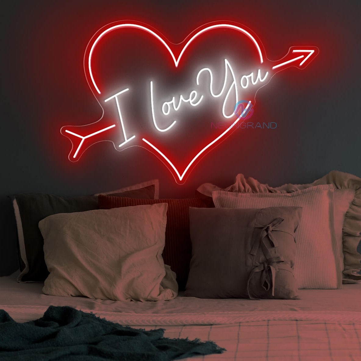 I Love You Neon Sign Valentine Neon Sign Love Led Light red