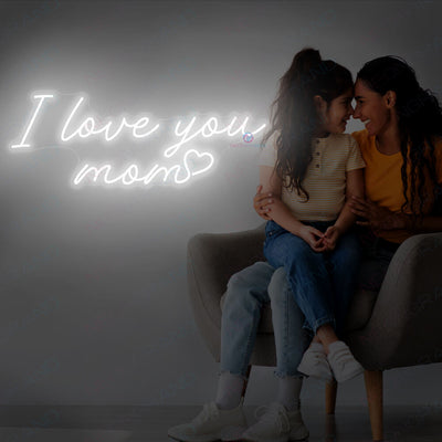 I Love You Mom Sign Mother's Day Mom Neon Sign Led Light