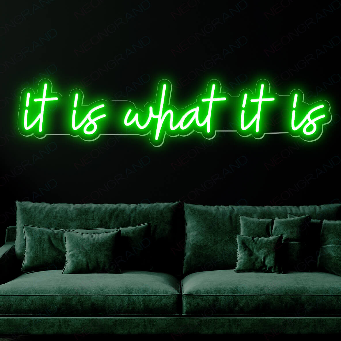It Is What It Is Neon Sign Music Led Light - NeonGrand