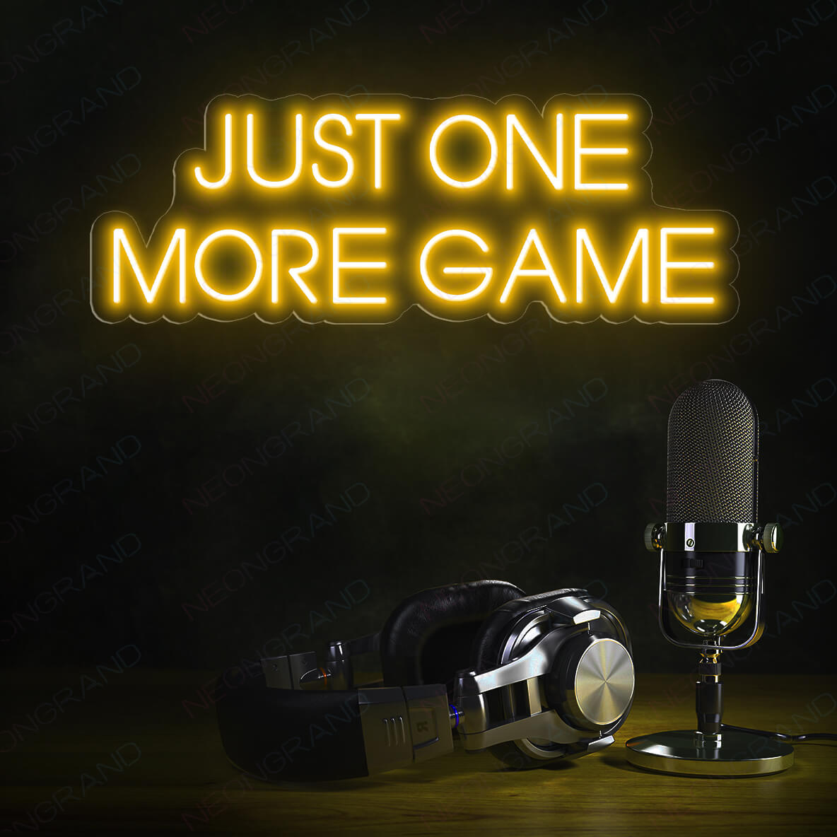 Just One More Game Neon Sign Gamer Room Led Light