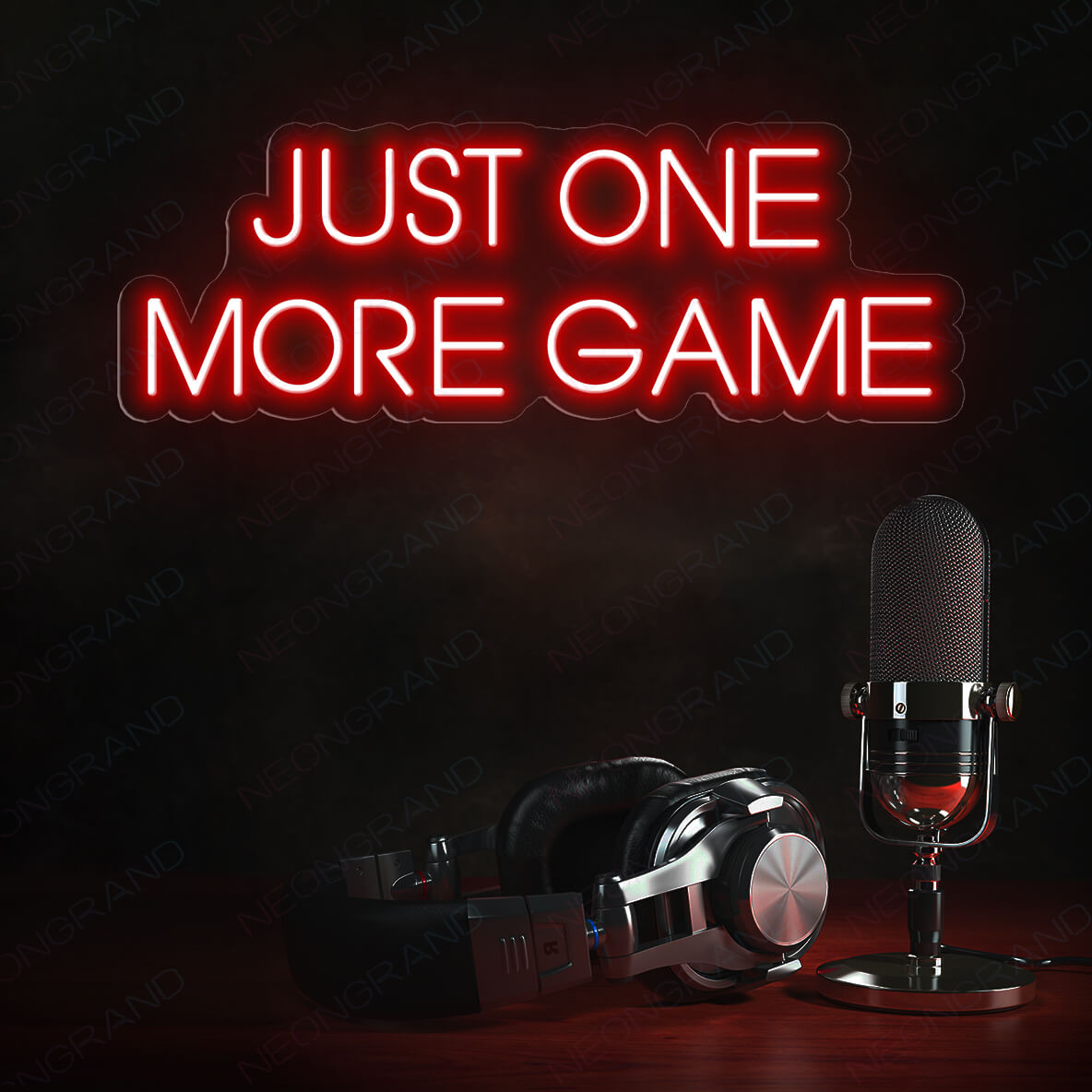 Just One More Game Neon Sign Gamer Room Led Light