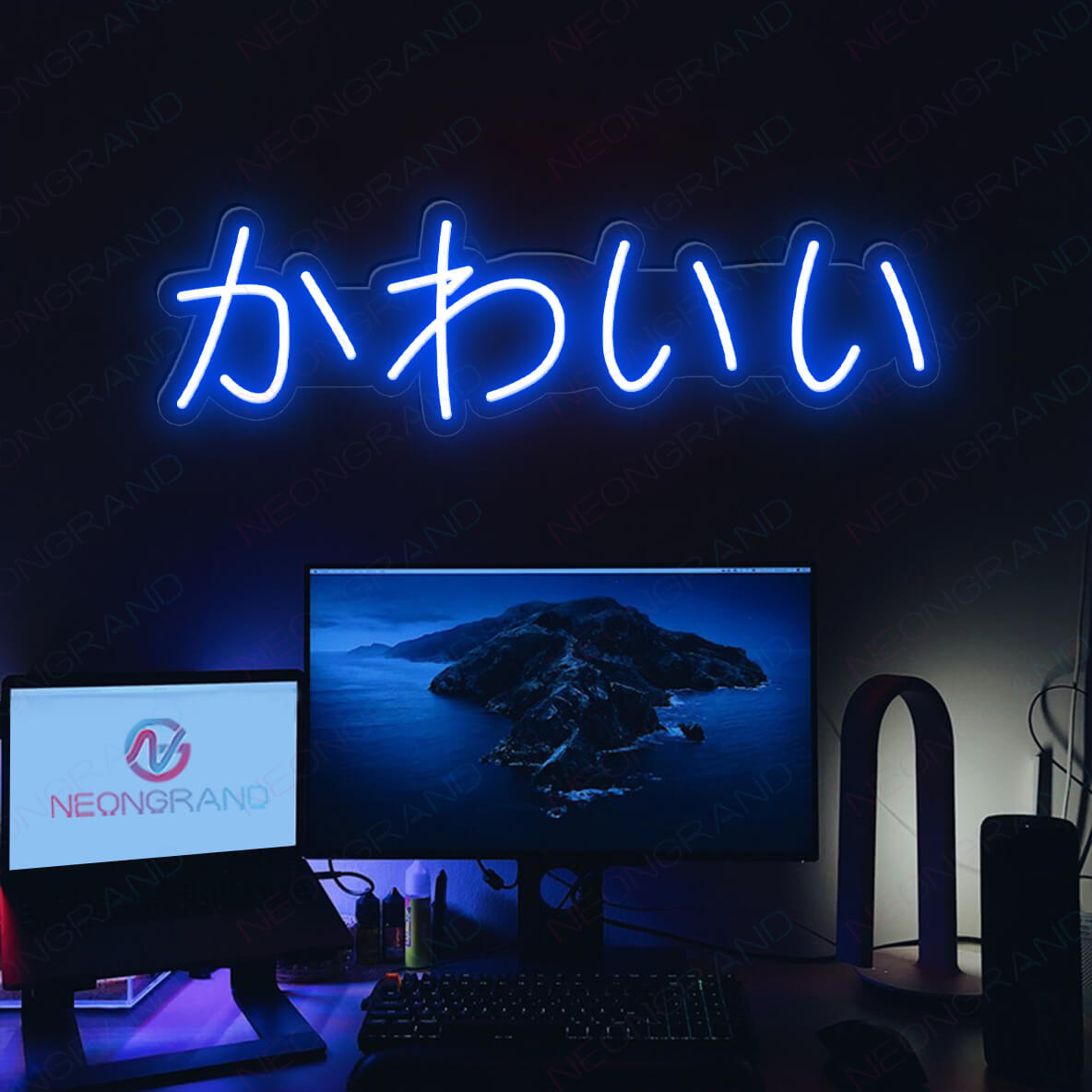 Kawaii Neon Sign Adorable Neon Japanese Led Light blue