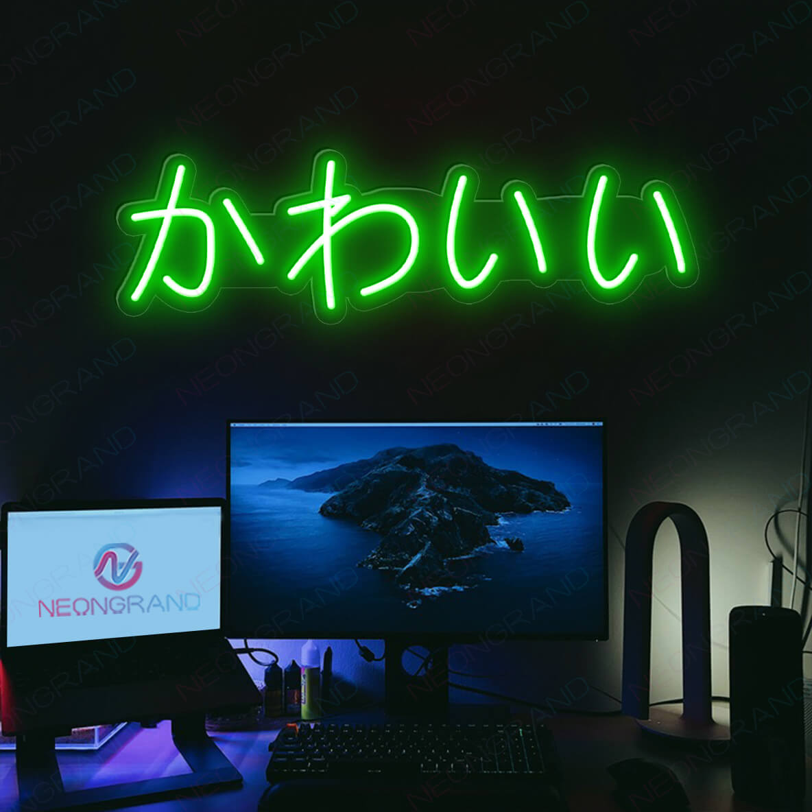 Kawaii Neon Sign Adorable Neon Japanese Led Light green