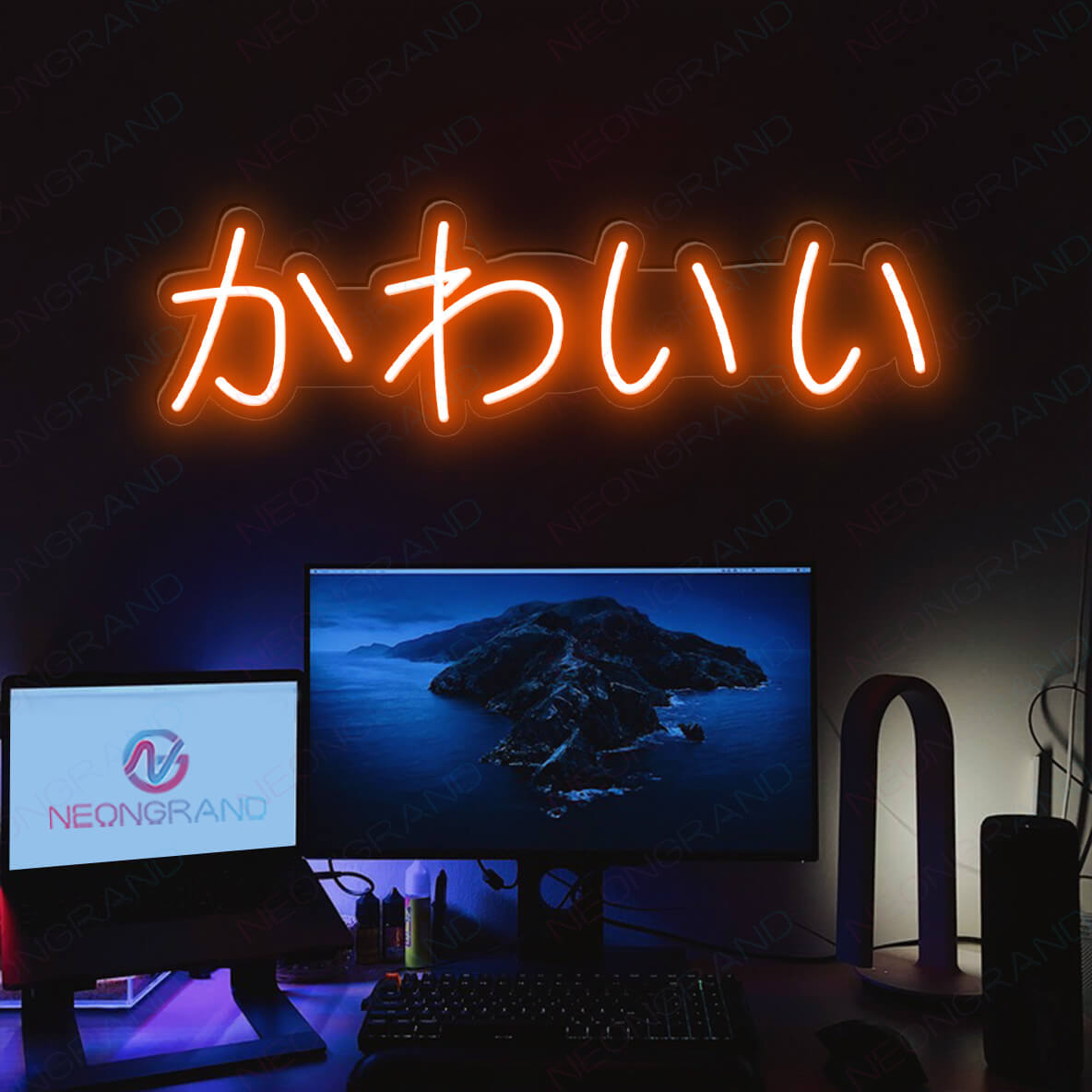 Kawaii Neon Sign Adorable Neon Japanese Led Light orange