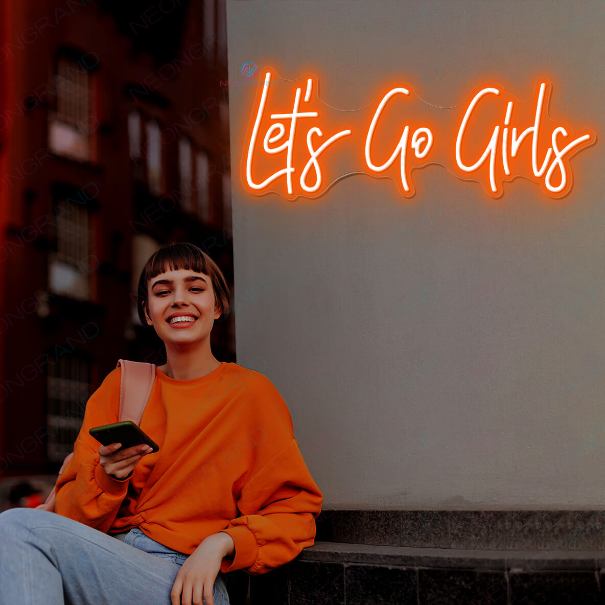Lets Go Girls Neon Sign Motivational Led Light - NeonGrand