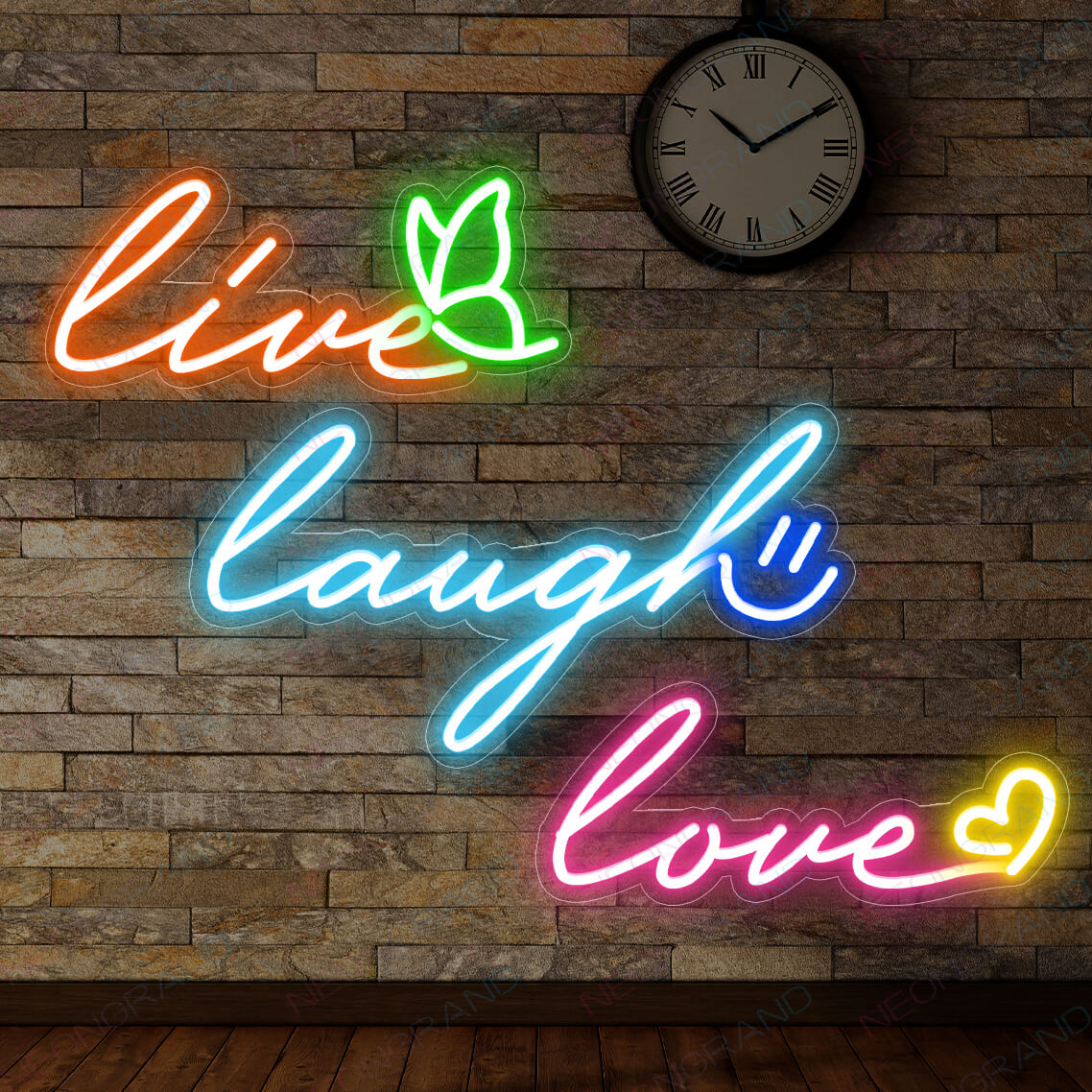 Live Laugh Love Light Up Sign Led Neon Sign a