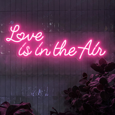 Love Is In The Air Neon Sign Wedding Love Led Light pink