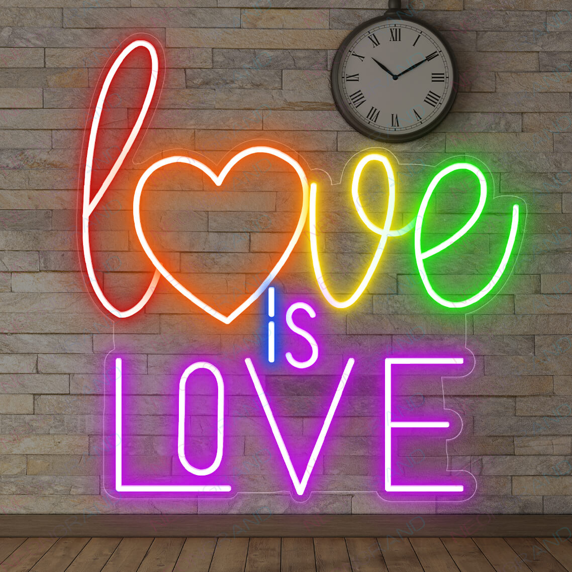 Love Is Love Pride Neon Sign Led Light LGBT Rainbow Neon Signs purple