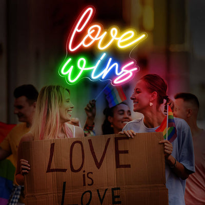 Love Wins Neon Sign Led Light 3